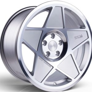 18x8.5 0.05-SF 5x100 et35 CB73.1 Silver Cut