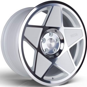 18x8.5 3SDM 0.05 5x112 et42 CB73.1 White Cut