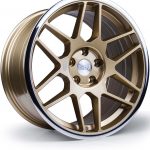 18x8.5 0.09-SF 5x112 et42 CB73.1 Gold Mirror Lip