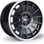 18x8.5 3SDM 0.66 5x112 et42 CB73.1 Matt Black Mirror Polished Lip