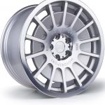18x9.5 3SDM 0.66 5x100 et35 CB73.1 Silver Mirror Polished Face